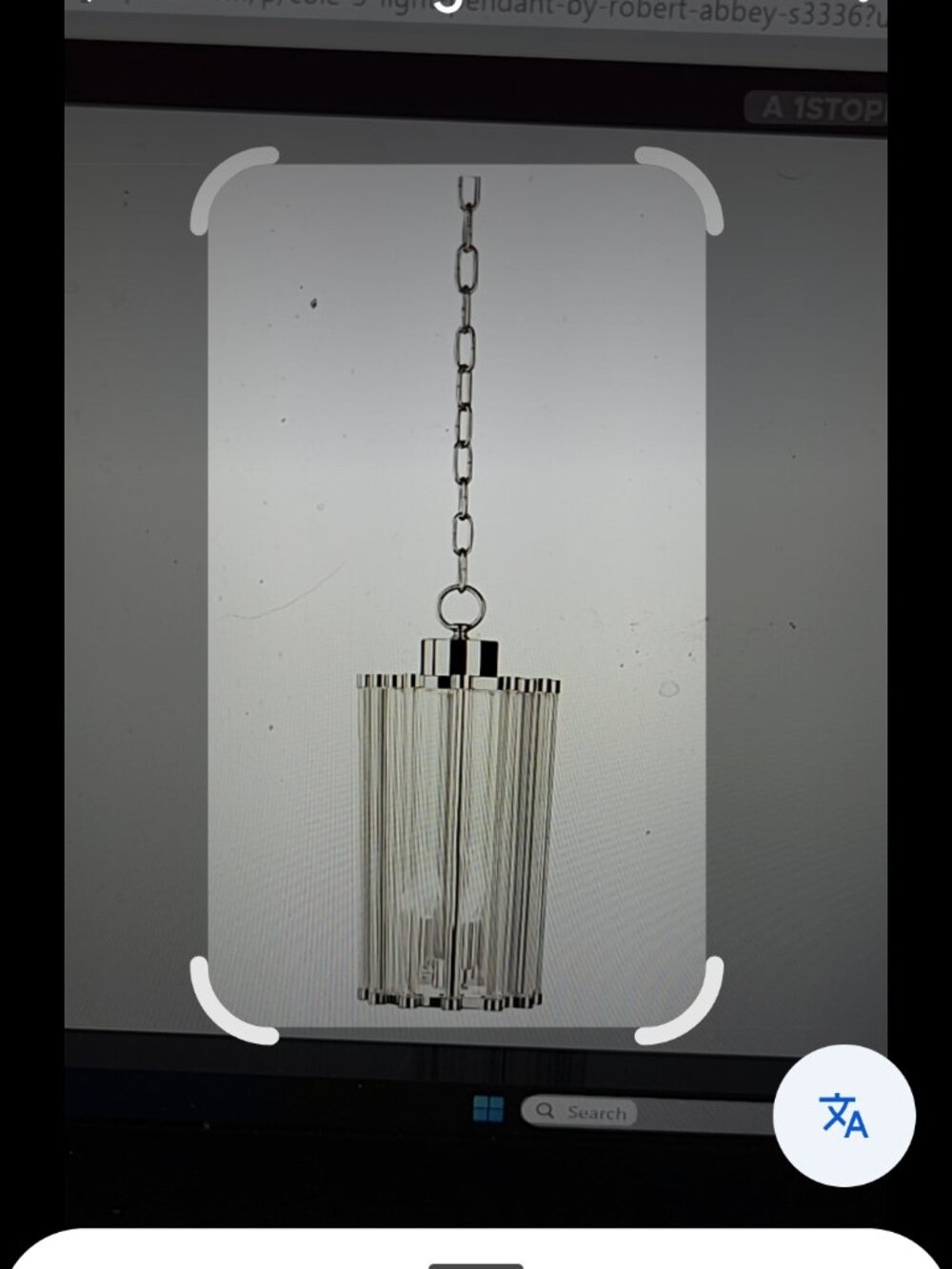 JONATHAN ADLER ROBERT ABBEY COLE SMALL NARROW PENDANT LIGHT FIXTURE BRAND NEW